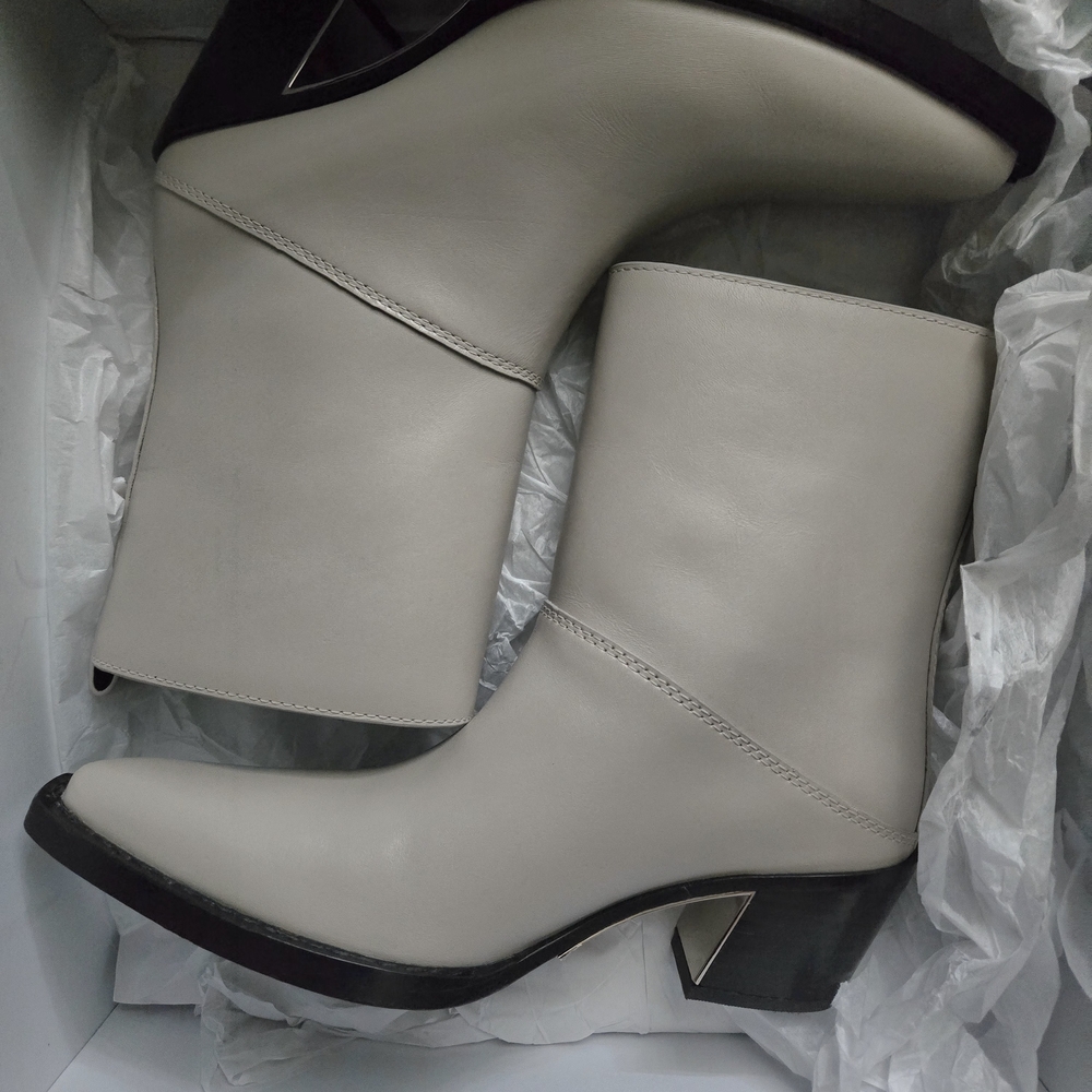 3.1 Phillip Lim Cream Ankle Boots